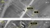 A satellite image of Ch’oma-Bong valley, North Korea, shows construction of an entrance gate and other structures that Amnesty International says points to a tightening in the control of movement of the local population adjacent to Camp 14. (Digital Globe 2013)