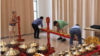 Suasana penempatan Gamelan di Goshen College, Indiana. (Foto courtesy: Ted Fishman) 