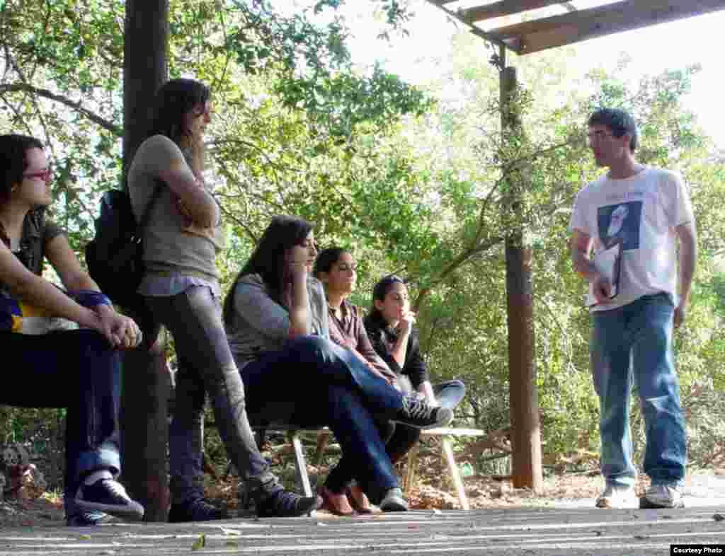 Tel Aviv University Botanical Garden Director Yuval Sapir uses the garden to teach students about the flora in Israel&rsquo;s many diverse landscapes. (Tel Aviv University Botanical Garden)