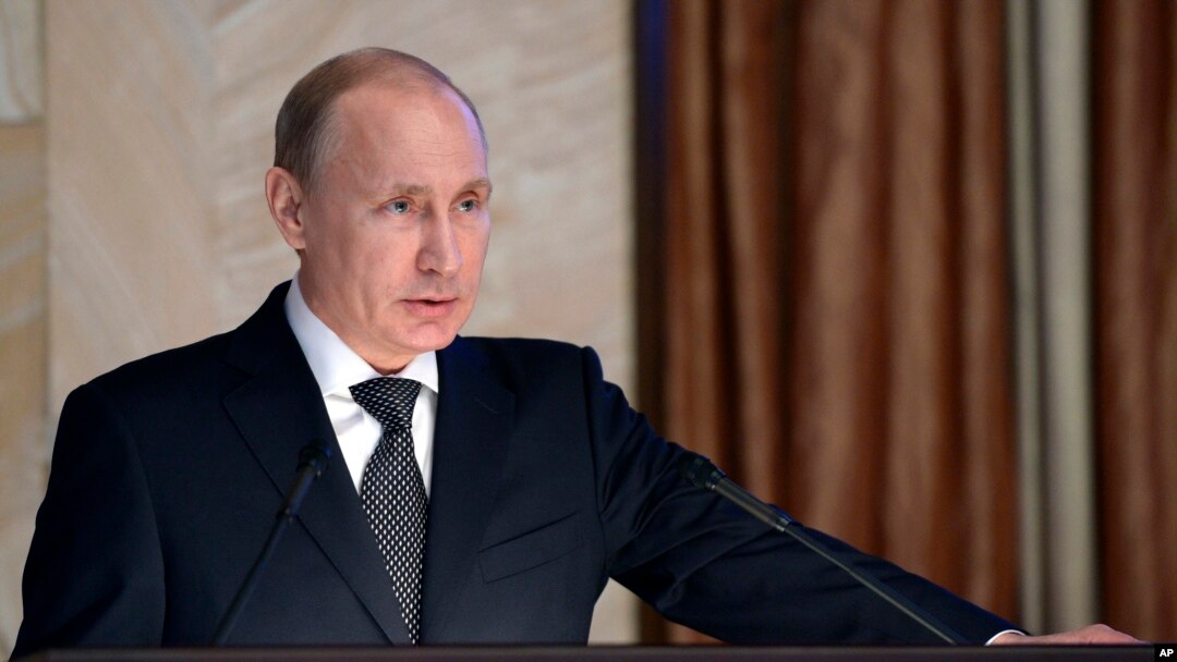 Rossiya Prezidenti Vladimir Putin Federal Xavfsizlik Xizmati yig'inida, 26-mart, 2015-yil.
