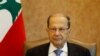 Le chef de l'État libanais Michel Aoun, Beyrouth, le 7 Nov 2017.