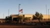 This screengrab from a video, taken June 20, 2019, shows the entrance of a Border Patrol station in Clint, Texas. A legal team, that interviewed about 60 children at the station near El Paso, says young migrants being held there are being mistreated.