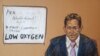 Northwestern Medicine cardiologist Dr. Jonathan Rich is questioned on the eleventh day of the trial of former Minneapolis police officer Derek Chauvin, in Minneapolis, Minnesota, April 12, 2021, in this courtroom sketch. 