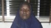 An undated picture released on May 19, 2016 by the Nigerian army of the second rescued Chibok schoolgirl in Nigeria. 