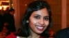 FILE - Devyani Khobragade, India's deputy consul general, attends a fundraiser event in Long Island, New York, Dec. 8, 2013.