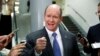 Sen. Chris Coons, D-Del., speaks to reporters after a briefing of the Senate by Deputy Attorney General Rod Rosenstein, amid controversy over President Donald Trump's firing of FBI Director James Comey, at the Capitol in Washington, May 18, 2017. When asked whether Comey would appear before Congress, Coons said it remained to be seen "how ongoing congressional investigations will be coordinated with the special counsel."