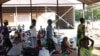 Flood survivors at Bangula camp. Malawi government officials say allowing campaign rallies at evacuation camps would put property of flood survivors at risk of being stolen.