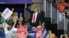 President Donald Trump waves as he leaves a campaign rally, June 20, 2018, in Duluth, Minn.