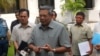 Presiden Susilo Bambang Yudhoyono berbicara pada wartawan. (VOA/Andylala Waluyo)