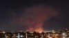 Smoke billows following an Israeli airstrike targeting south of the capital Damascus, Syria, July 20, 2020.
