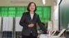 Taiwanese President and presidential election candidate Tsai Ing-wen casts her ballot at a polling station in New Taipei City, Taiwan, Jan. 11, 2020.