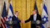 President Donald Trump speaks during a news conference with Israeli Prime Minister Benjamin Netanyahu in the East Room of the White House in Washington, Feb. 15, 2017.