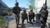Военнослужащие ЦАХАЛ у Рафаха, города на юге сектора Газа. (Фото израильской армии/AFP 8 мая 2024 года).