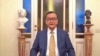 រូប​ឯកសារ៖ លោក សម រង្ស៊ី ថ្លែង​ទៅកាន់អ្នកគាំទ្រគណបក្សតាមរយៈវីដេអូបង្ហោះតាមប្រព័ន្ធអ៊ីនធឺណិត ពីប្រទេសអ៊ីតាលី កាលពីថ្ងៃទី៣០ ខែតុលា ឆ្នាំ២០១៧។ (រូបដកស្រង់ពីវីដេអូ)
