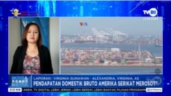 Laporan Langsung VOA untuk TVRI: PDB Amerika Serikat Merosot
