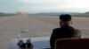 FILE - North Korean leader Kim Jong Un watches the launch of a Hwasong-12 missile in this undated photo released by North Korea's Korean Central News Agency, Sept. 16, 2017.