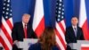 Shugaban Amurka Donald Trump a lokacin ziyarasa a Poland