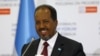 Hassan Cheikh Mohamoud lors d'une conférence de presse à Istanbul, en Turquie, le 23 février 2016.