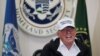 President Donald Trump speaks during a roundtable discussion with officials after arriving for a visit to the U.S.-Mexico border at McAllen-Miller International Airport in McAllen, Texas, Jan. 10, 2019.