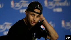 Stephen Curry, Oakland, Californie, le 12 juin 2017.