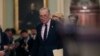 Senate Minority Leader Chuck Schumer, D-N.Y., arrives to speak to reporters following their weekly strategy meeting, at the Capitol in Washington, Jan. 29, 2019. 