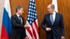 Держсекретар США Ентоні Блінкен та міністр закордонних справ РФ Сергій Лавров.