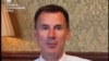 Jeremy Hunt, ministre des affaires étrangères du Royaume uni.
